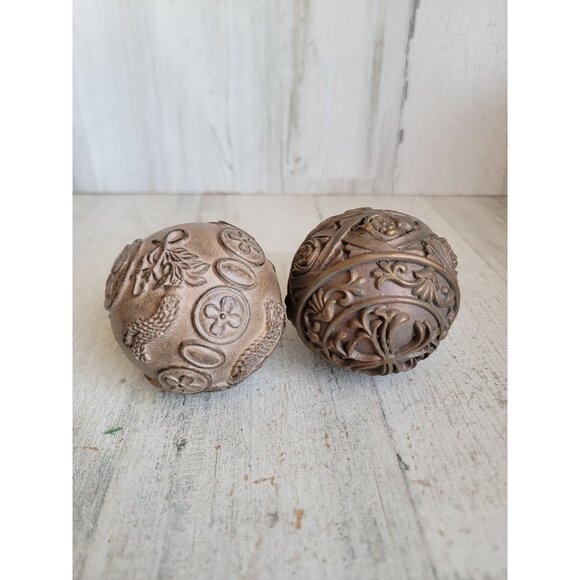 Unique design ball Xmas set figure decorative bowl filler Vintage - Picture 1 of 7